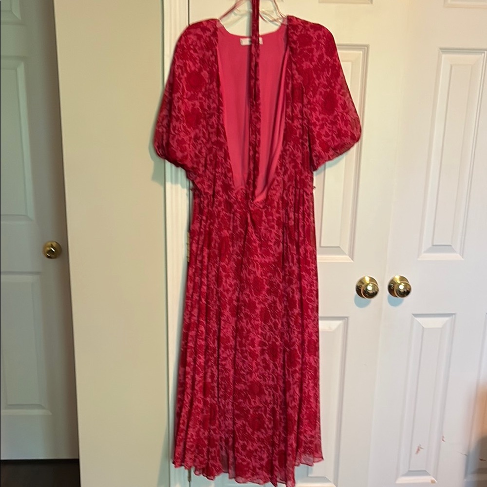 Mango Vibrant Pink Dress